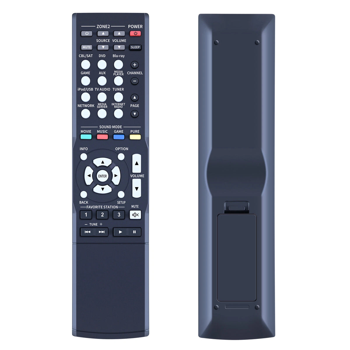 RC-1182 Remote Control For Denon Home Audio AV Receiver AVR-X1000