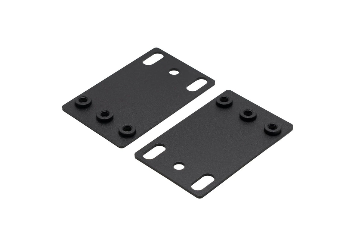 LiyaTech Rackmount 23 inch to 19 Rack Reduced Adapter for 1U 1U, Black