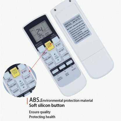 Remote Control For Fujitsu Air Conditioner ASU30CLX1 ASU36CLX1 AOU30CLX1
