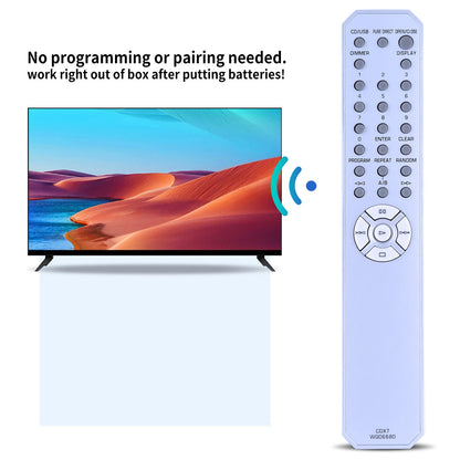 CDX7 WQ06680 Remote Control For Yamaha CDS700 CD-S700 CD-S700B CD-S700BL