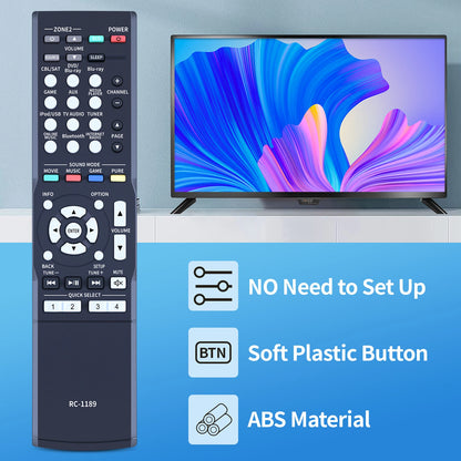 RC-1189 Remote Control For Denon AV Receiver AVR-S720W AVR-S700W AVR-X1100W