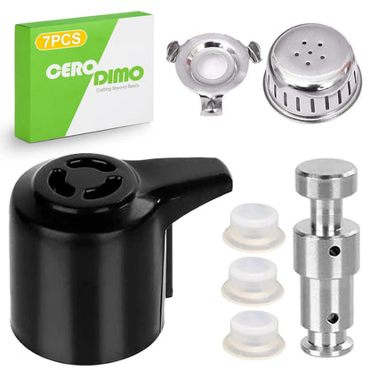 CeroDimo Universal Pressure Cooker Steam Release Valve and Float Black