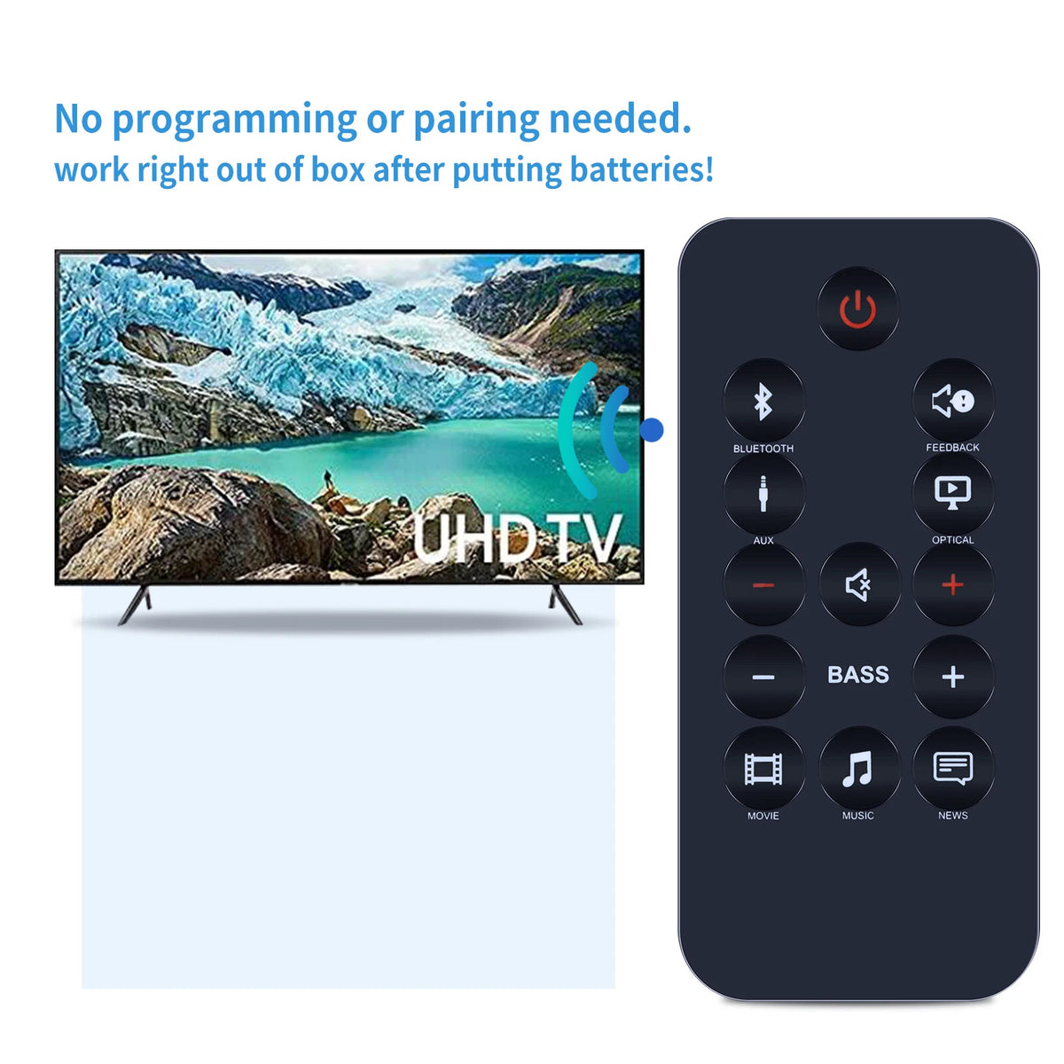 SB150 For JBL Cinema Soundbar Audio Player Replace Remote Control SB150
