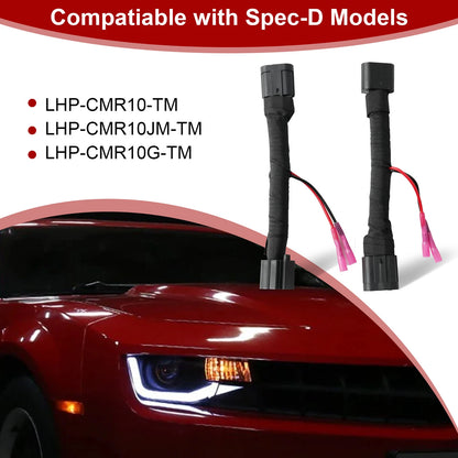 For Chevy Camaro 2010-2013 For SpecD 6th Gen Headlight Conversion Harness