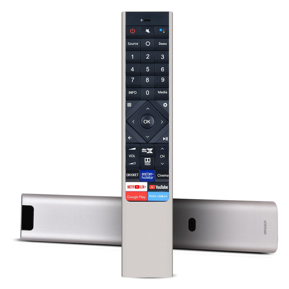 ERF6D62V Replace Remote Control For Hisense Vu 4K Ultra HD Android QLED TV