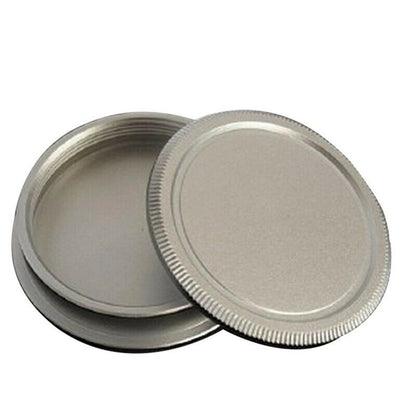 Aluminum Alloy Body Cap & Lens Rear Cap Cover Screw Mount For Leica M39 L39