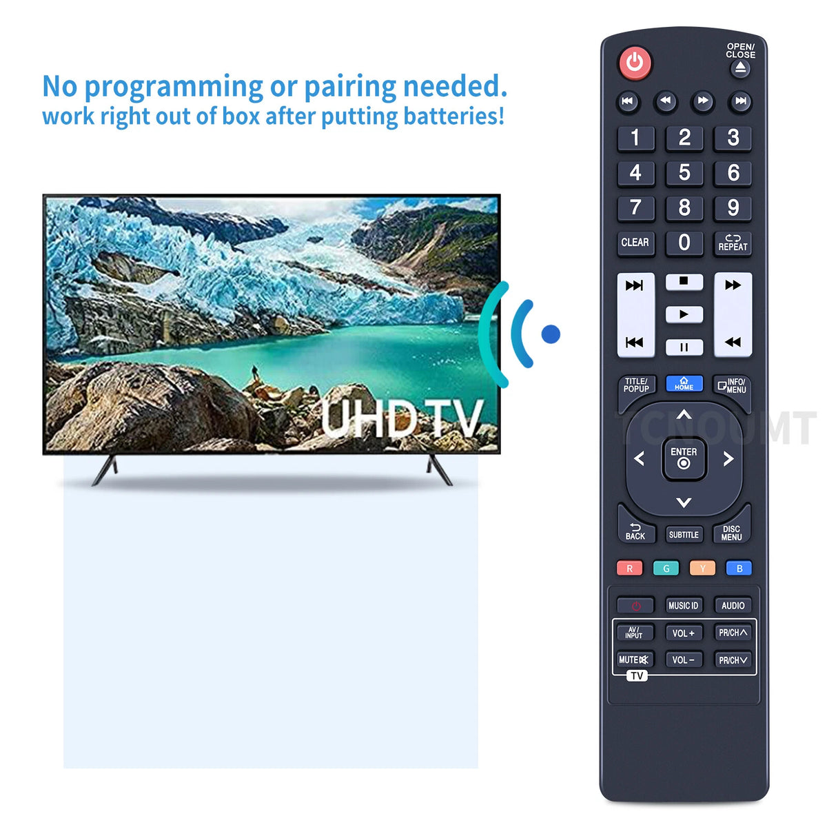 AKB73615702 Remote Control For LG Player BP620 BP620C BH7220B BH7420P