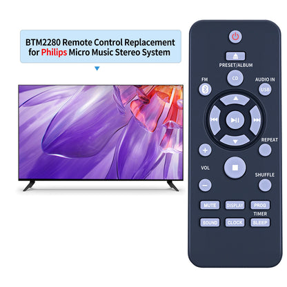 Remote For Philips BTM2180/37 BTM2280/12 BTM2310/55 BTM2310/93 Audio System