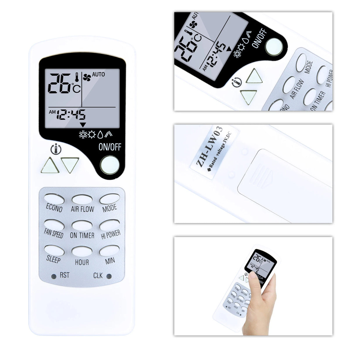 ZH-LW03 AC A/C Remoto Control For CHIGO Air Conditioner ZH/LW-03