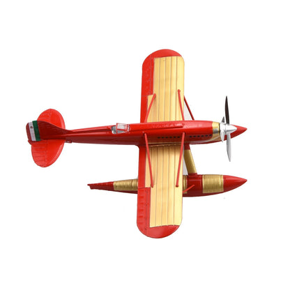 12cm Diecast Alloy 1/72 Scale WWI Italy Macchi MC.72 Racing Seaplane Decor Gift