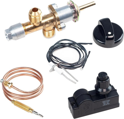 Gas Fireplace Fire Pit Flame Failure Safety Control Valve Kit and Assembly...