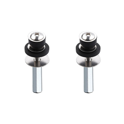 2PCS Stainless Steel Toilet Seat Bolts Kit, Easy Install Metal Screws for Repair