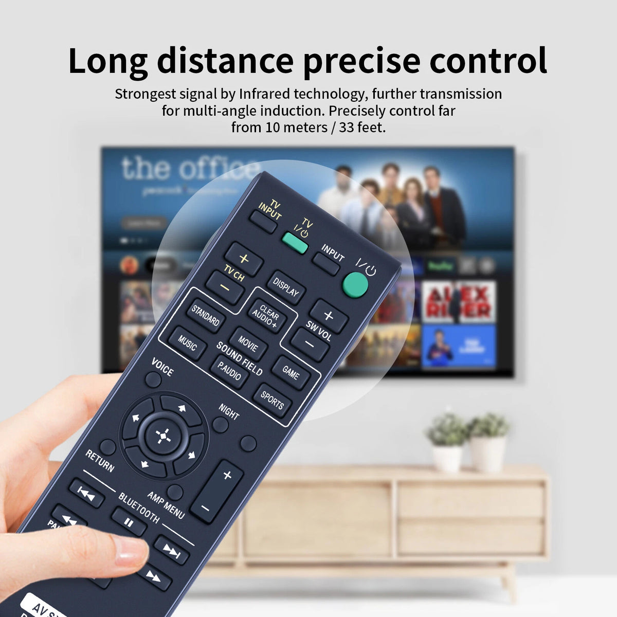 RM-ANP114 Remote Control For Sony Sound Bar HT-CT770 HT-CT370 HTCT770 HTCT370