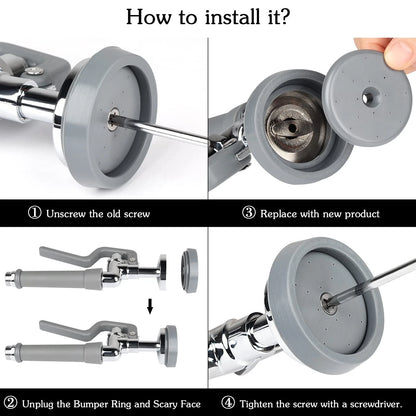 3 Pack Pre-Rinse Spray Valve Repair Kit for Most Commercial Kitchen Sink Gray