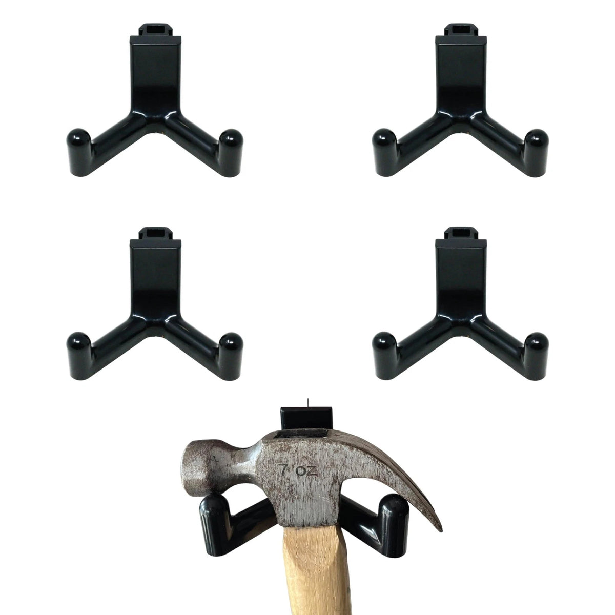 Pop's Parts Plus Tool Hook for Lifetime Shed  Pack of 5, Black
