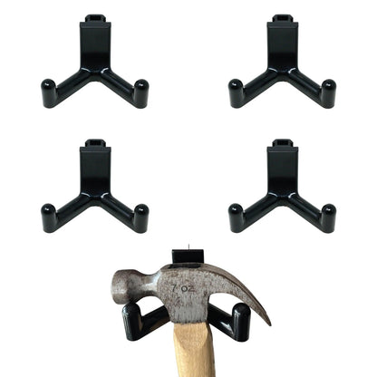 Pop's Parts Plus Tool Hook for Lifetime Shed  Pack of 5, Black