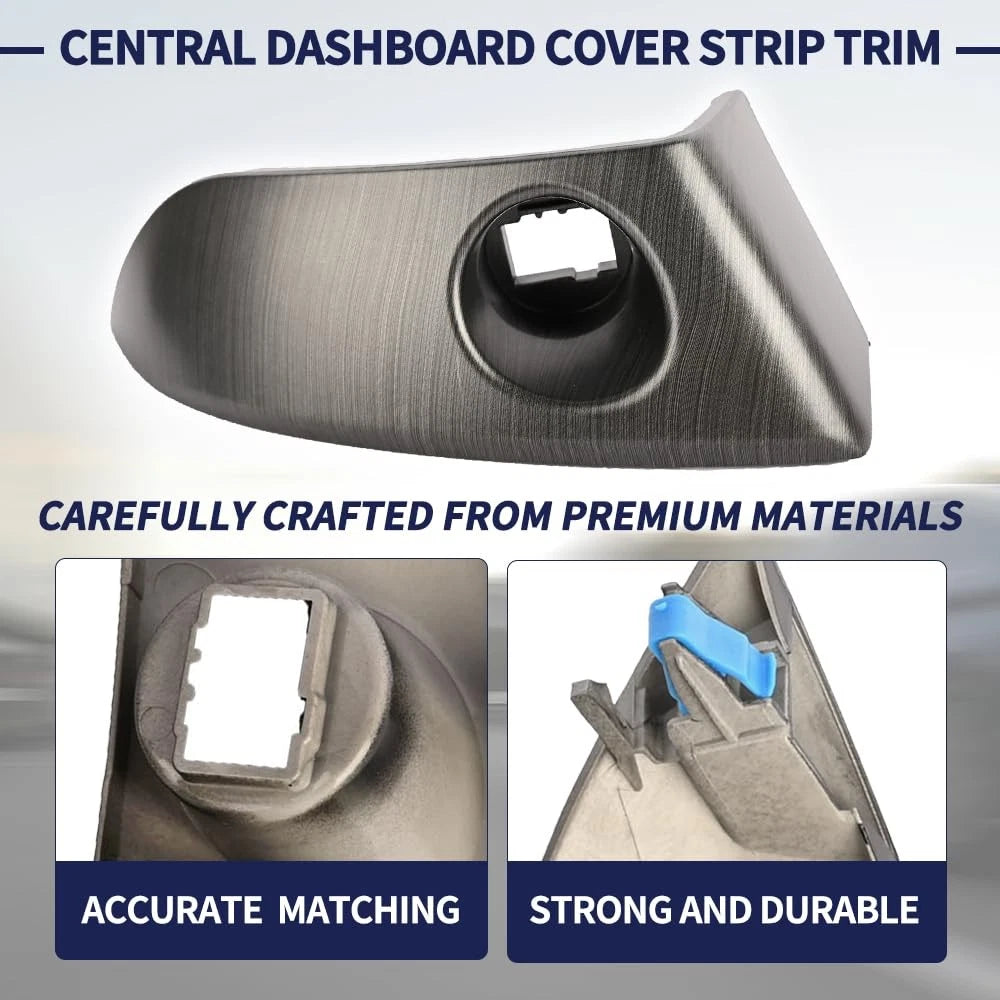 Magimaker Central Dashboard Cover Strip Trim Center 25*11*7cm, Gray