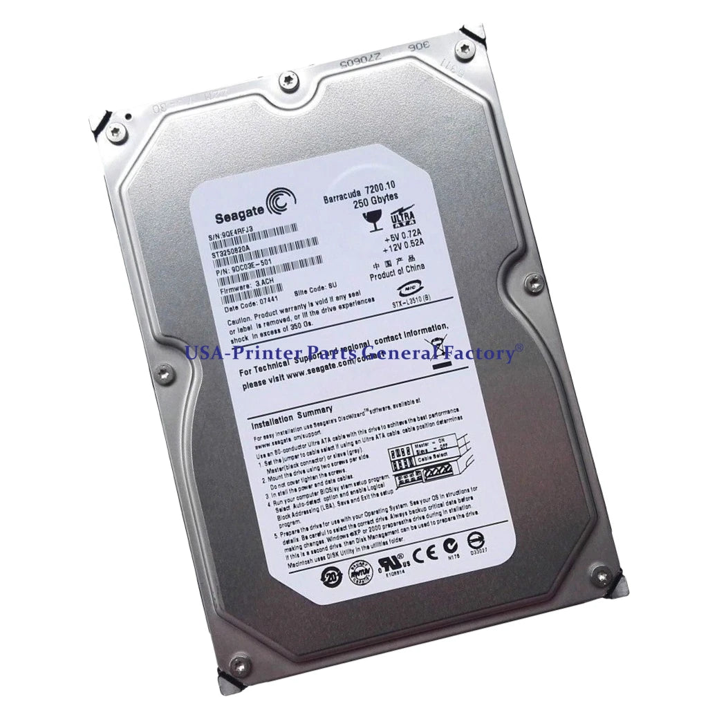 For Seagate 250GB ST3250820A 7200RPM PATA IDE 3.5" Desktop HDD Hard Disk Drive