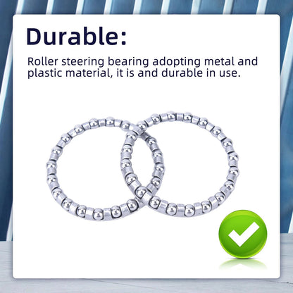 8 Set Steering Ball Bearing, Electric Scooter Fork Bearing Bowl Vertical Rod...