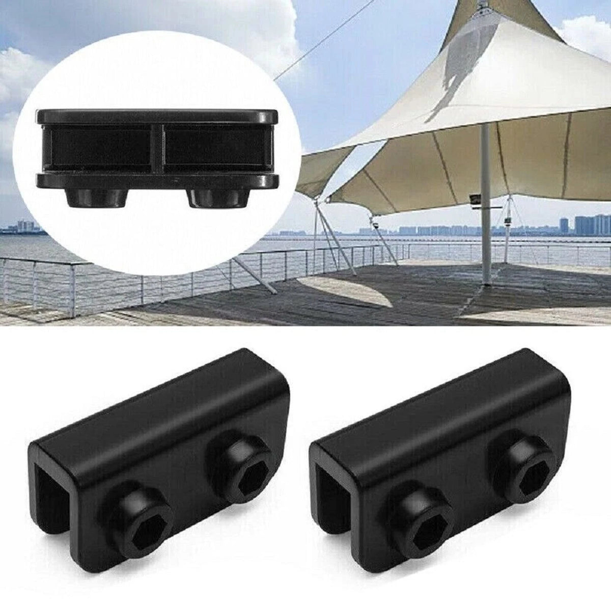 FASTROHY 4Pcs 2-Way Pop-up Gazebo Replacement Connector Spare Parts...
