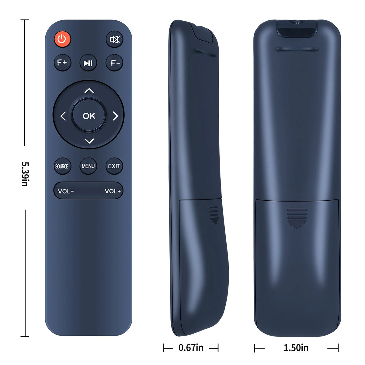 Replacement Remote Control For Lisowod L02 Projector