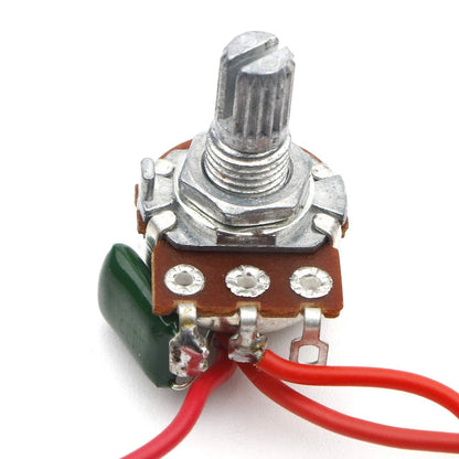 JIUWU Strat Guitar Wiring Harness Prewired 3X 500k Pots 1 Volume Random color