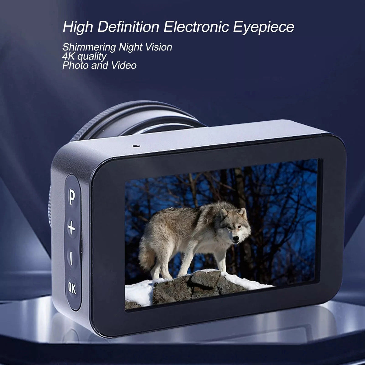 1pc 4K 3 Inch Electronic Eyepiece Astronomical Telescope Eyepiece Color Display