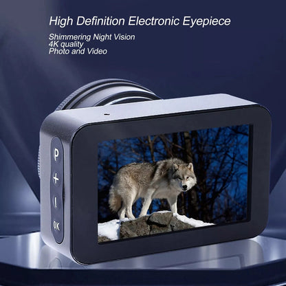 1pc 4K 3 Inch Electronic Eyepiece Astronomical Telescope Eyepiece Color Display