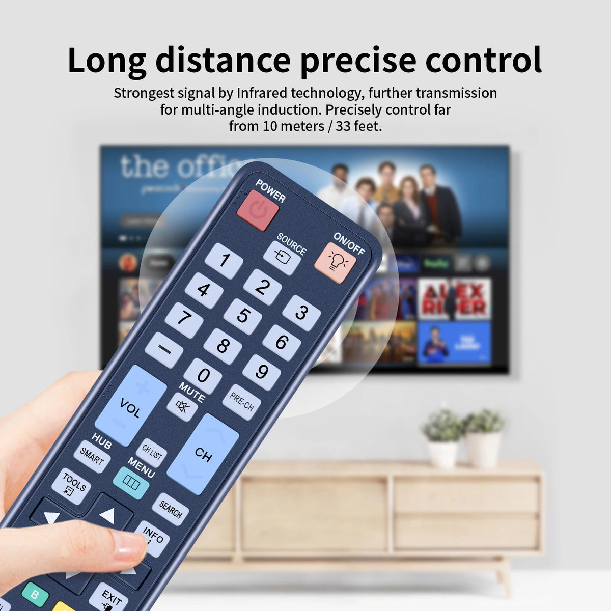 AA59-00442A Remote Control For Samsung TV UN55D6000SF UN55D6300SF AA59-00441A