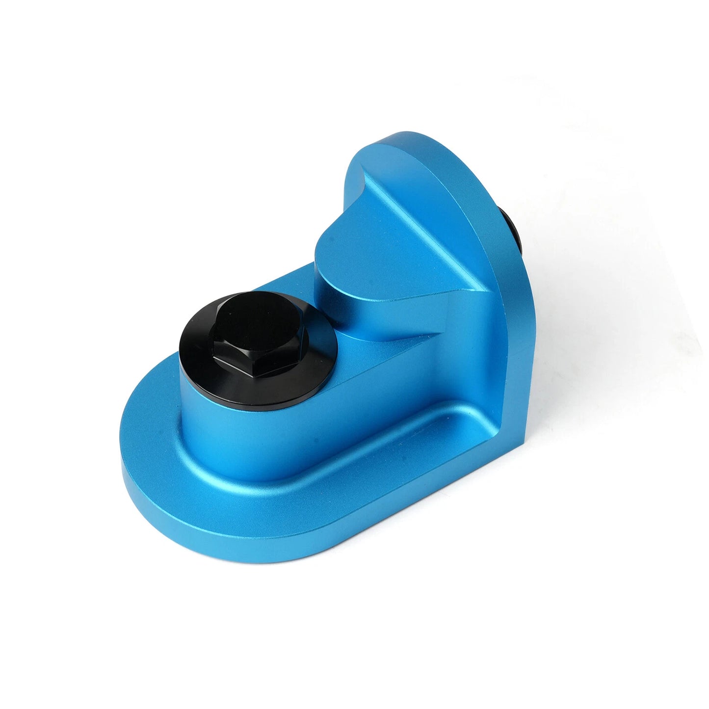 For Ford M-6880-B50 90 Degree Billet Engine Oil Filter Adapter Blue