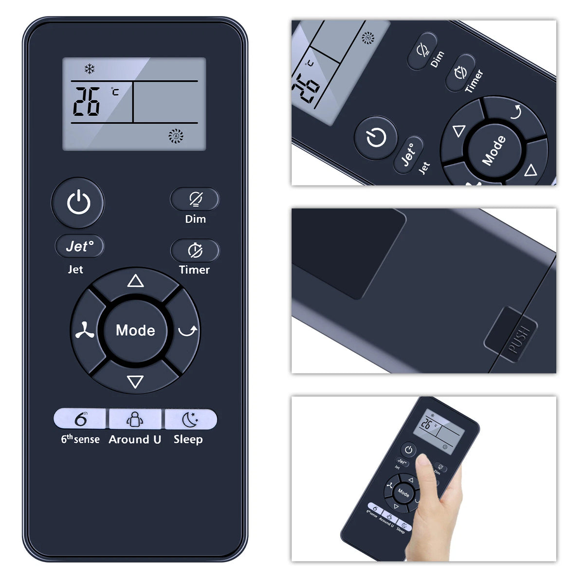 Replacement Remote Control For Whirlpool Air Conditioner DG11J2-31