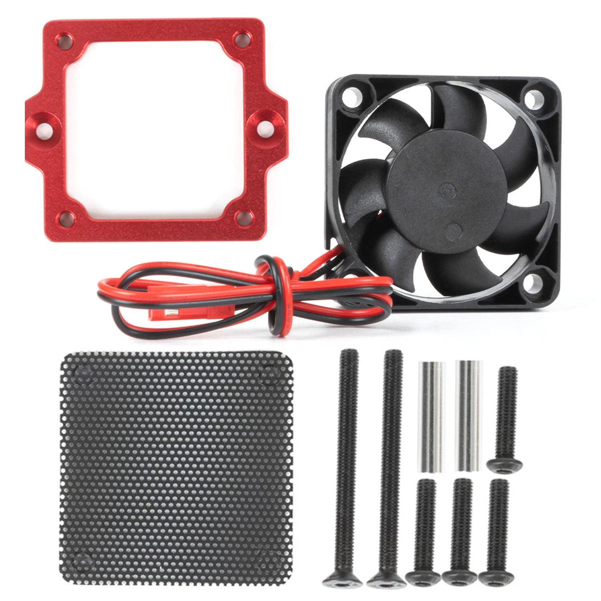 ESC Cooling Fan Kit For TRAXXAS Trx4 Trx6 Land Rover Defender Ford 1/10 RC Car#