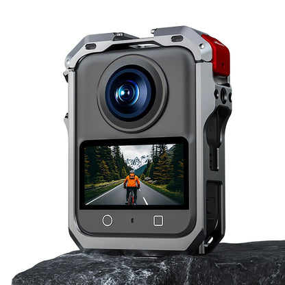 High Quality For DJI Osmo 360 Camera Metal Rabbit Cage Frame Case+Lens Cover