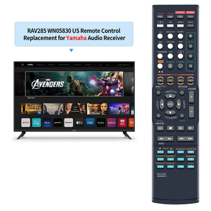 RAV285 WN05830US Remote Control For Yamaha AV Receiver HTR-6160 RXV663