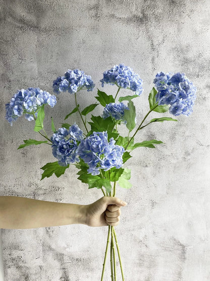 YalzoneMet 4 Pcs Artificial 26.8 inches x 3.15/3.94 x 4 pcs, Sky Blue