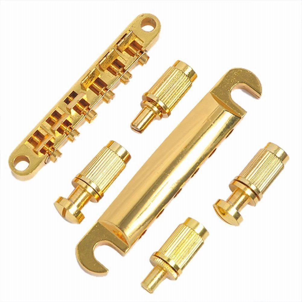 Tune-O-Matic Bridge Tailpiece Stop Bar For Epiphone LP SG Guitar GOLD SET