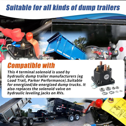 Dump Trailer Solenoid-Dump Parts for Intermittent Duty 1 Pack