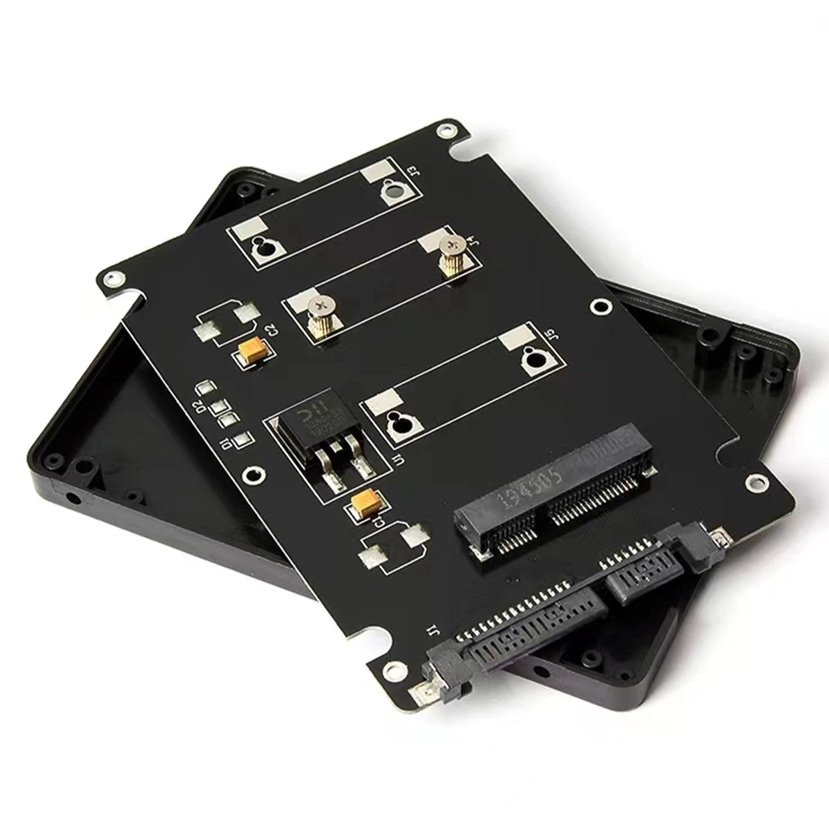 2.5 Inch SATA to mSATA SSD Enclosure Converter Internal / External Adapter A