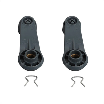 Whkdscvmu Set of 2 Grey Interior Window Crank Handles Compatible with Gray