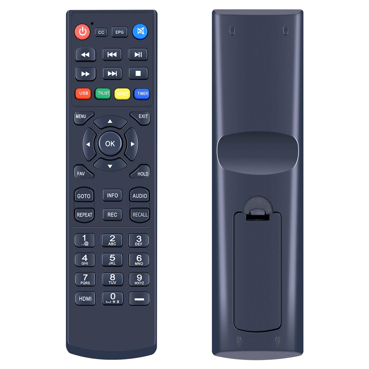 Replacement Remote Control For Tuilock TKUS-902 Digital TV Converter Box