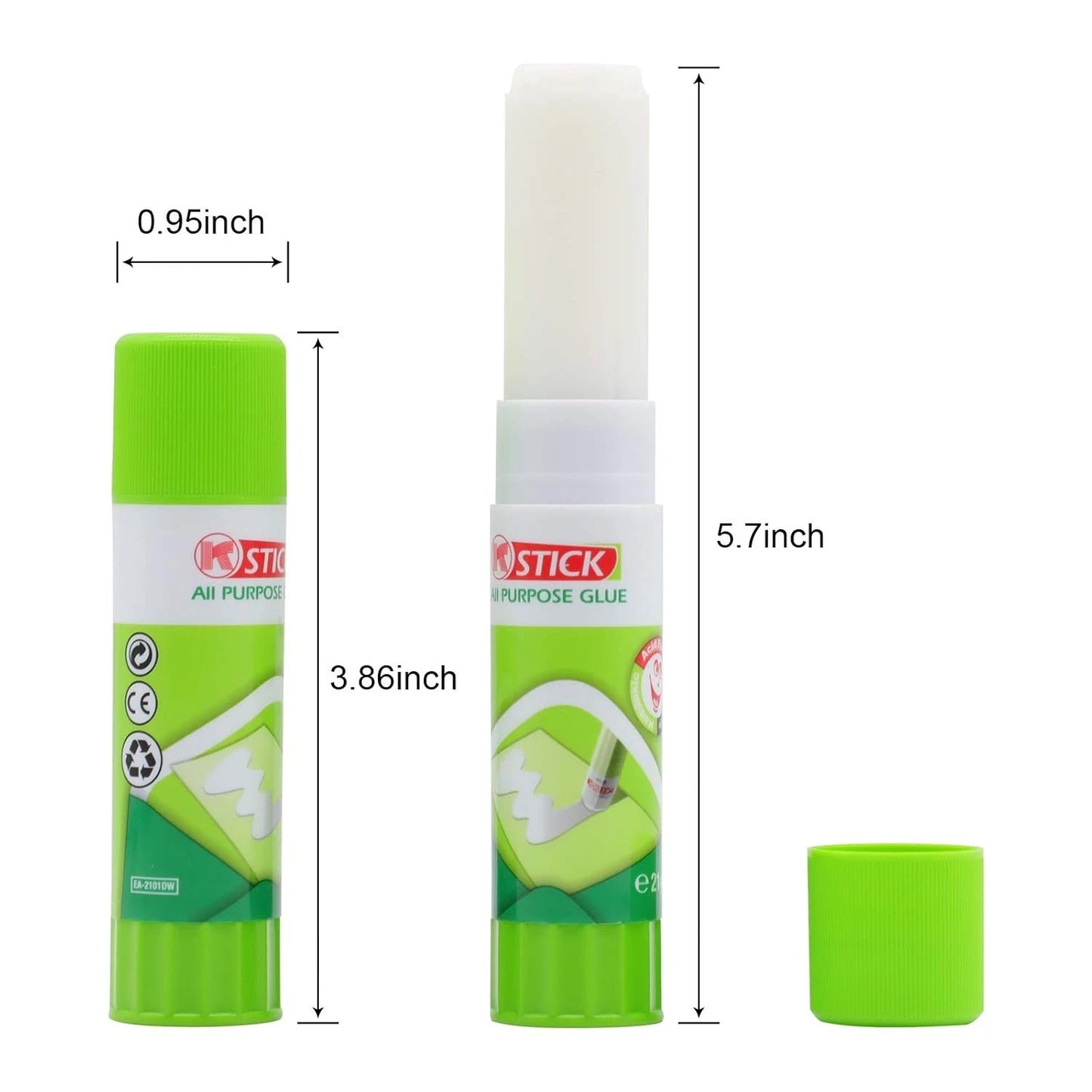 3D Printer Glue Sticks, FENGWANGLI 4 Pieces Solid Adhesive for Hot Bed 2