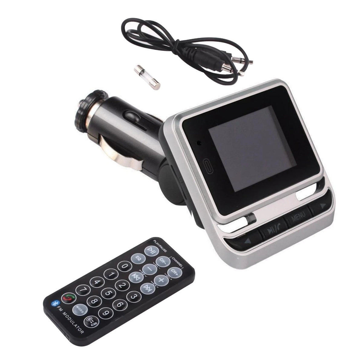 Stereo Bluetooth FM Radio Transmitter Car Cigarette Lighter Radio Music Adapter