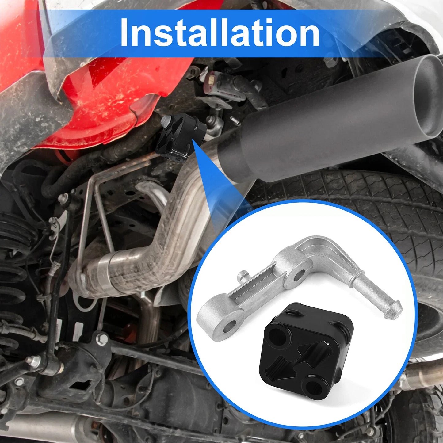 Exhaust Bracket Isolator Set For Ram 1500 2019-2025 68275662AB 68275662AA