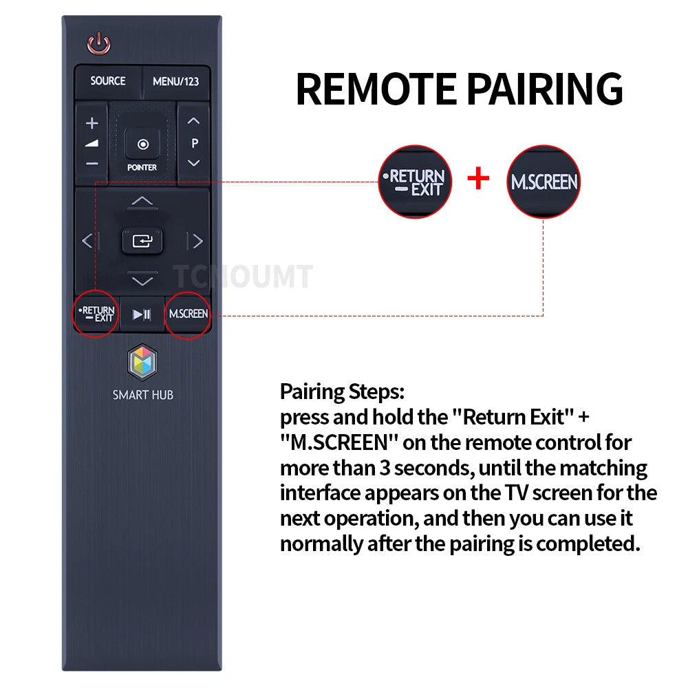 BN59-01220A BN59-01220D Remote Control For Samsung Smart TV YY-605
