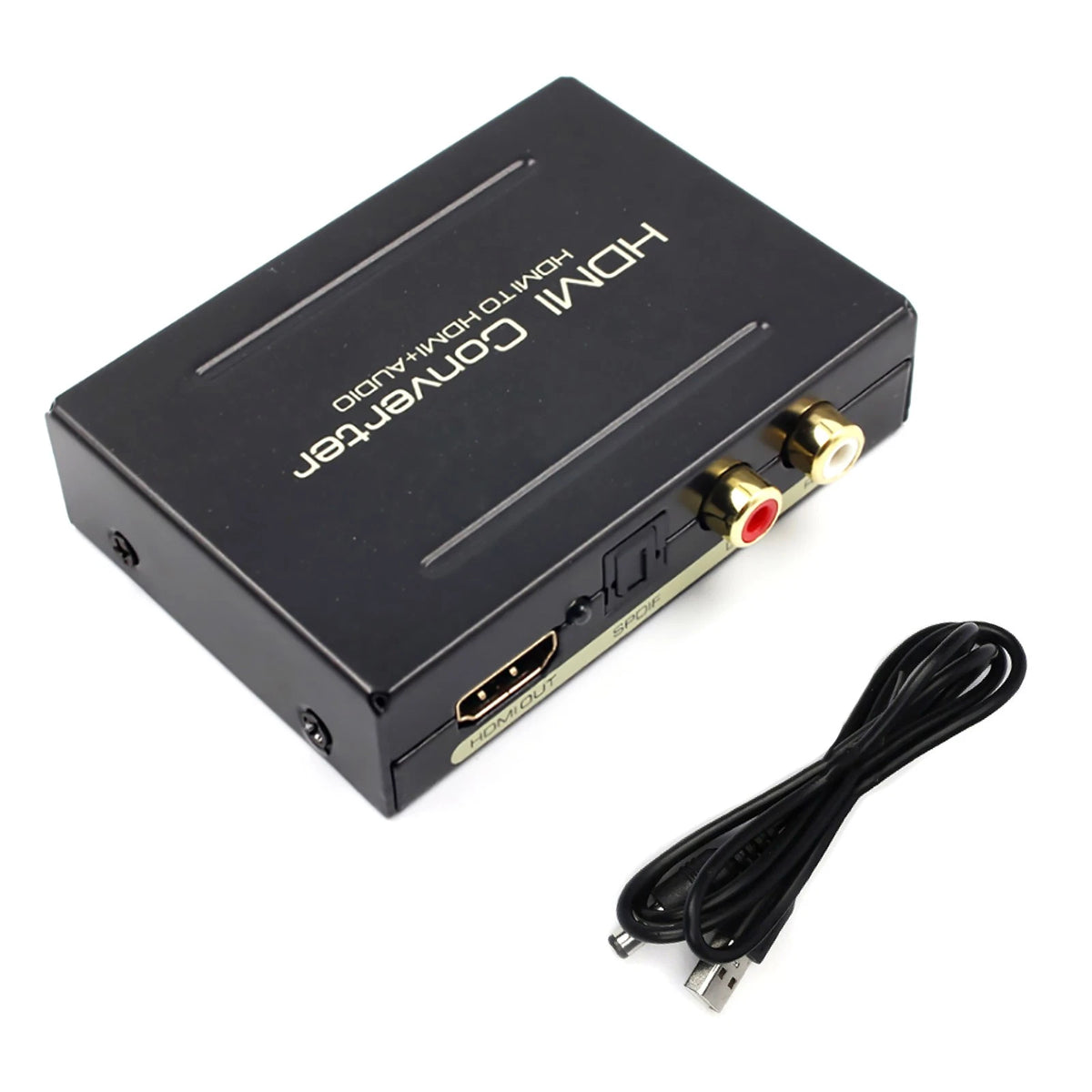 1080P HDMI Converter HDMI to SPDIF Optical 4K RCA L/R Analog Audio Extractor d