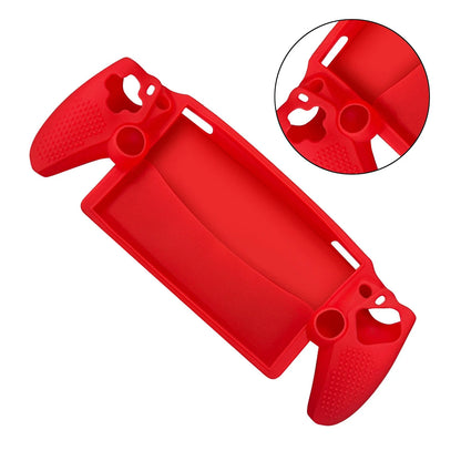 For Sony PlayStation Portal Game Console Protector Case Silicone Anti-slip Red