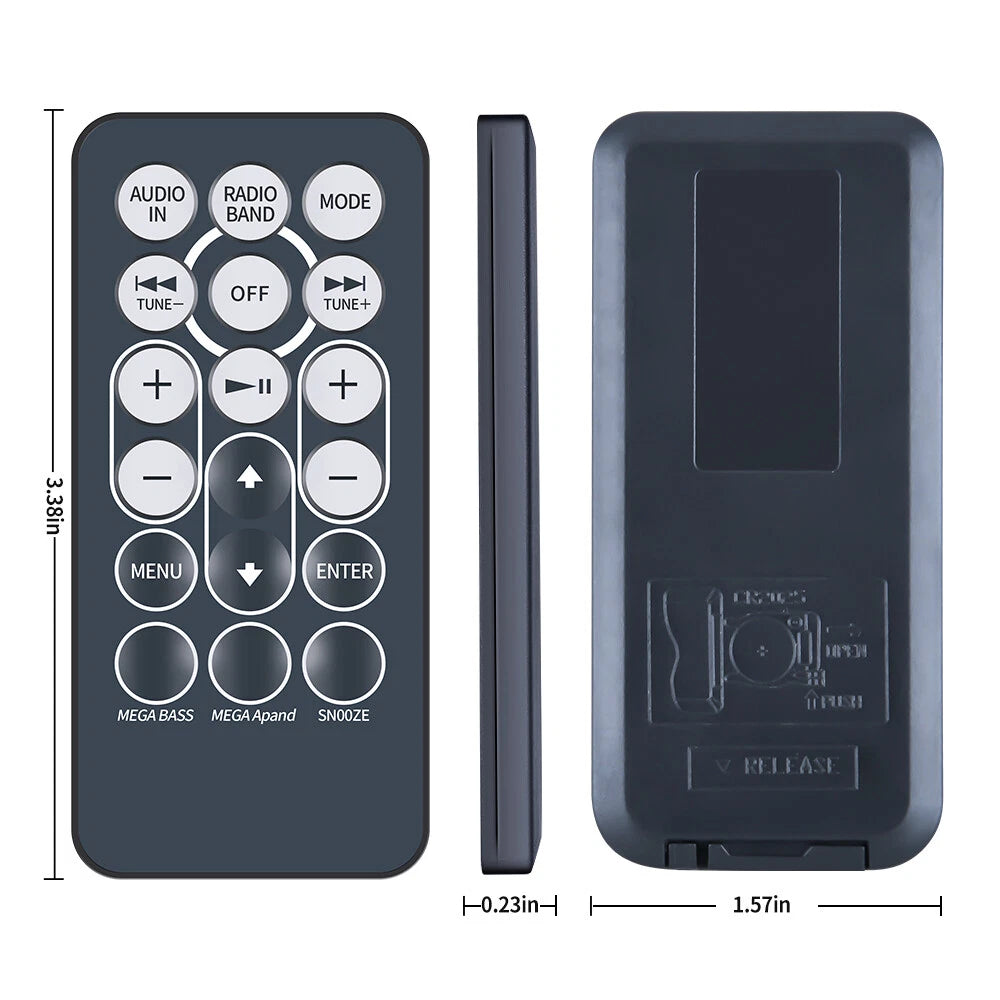RMT-CDS11iP Remote Control For Sony Personal Audio Docking System ICF-DS11IP