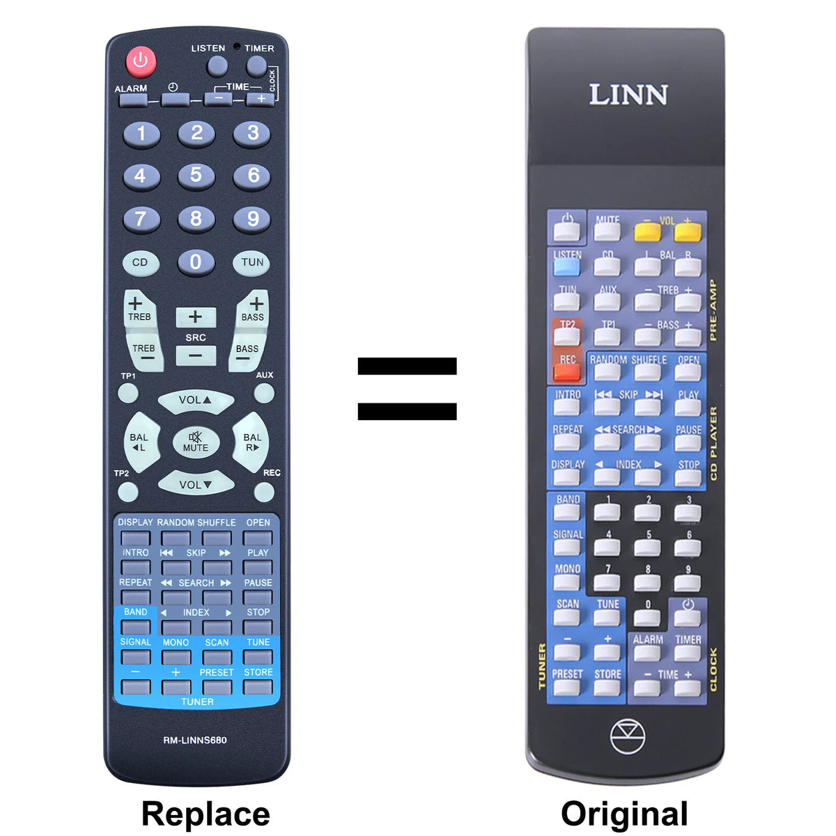 Replace Remote Control For Linn Classik Genki CD Player HDCD Player System