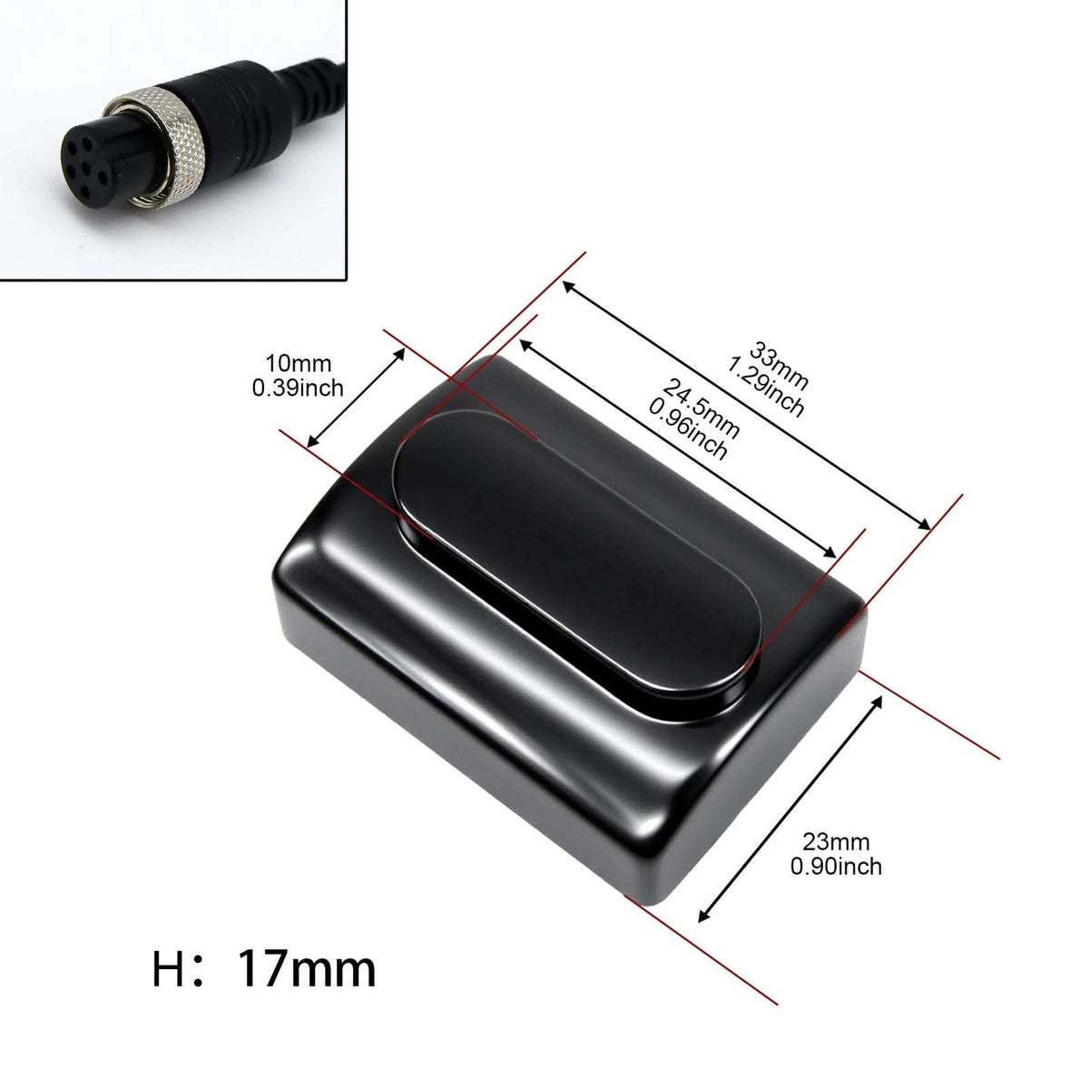 Nereusfwater Faucet Sensor Replacement Kit Compatible with Sloan Black