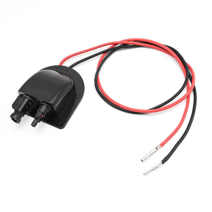 EATAKWARD Weatherproof Solar Entry Housing with 10AWG 10FT, Black+red